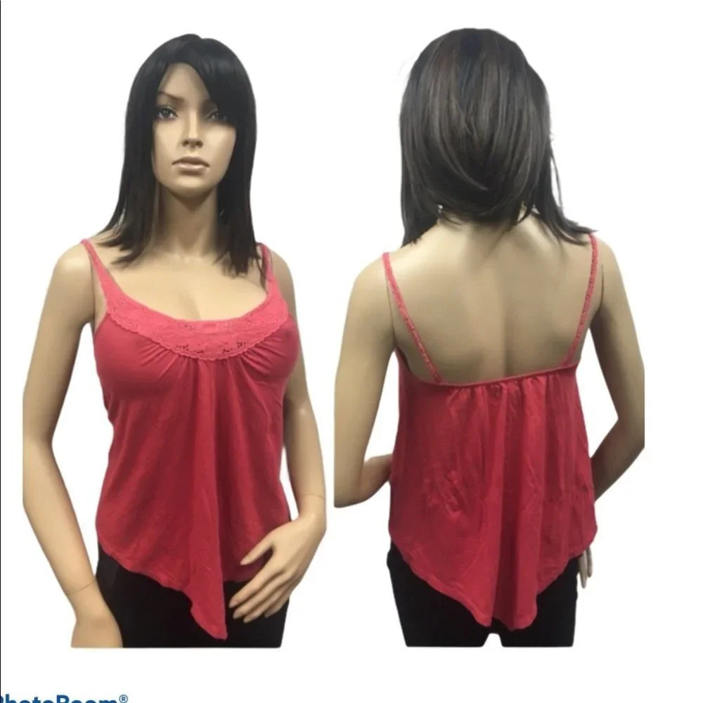WS52 American Eagle Lace Spaghetti Tank XS